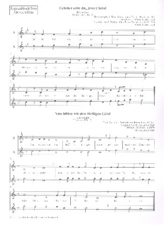 Martin Luther - Kirchenlieder fr 4 Blockflten (SATB) Spielpartitur Sopran/Alt