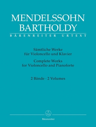 Smtliche Werke (Band 1 und 2) fr Violoncello und Klavier