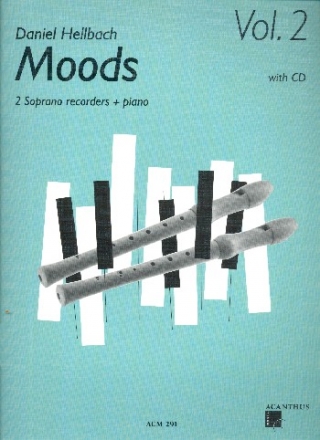 Moods Band 2 (+CD) fr 2 Sopranblockflten und Klavier