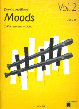 Moods Band 2 (+CD) fr 2 Altblockflten und Klavier Stimmen