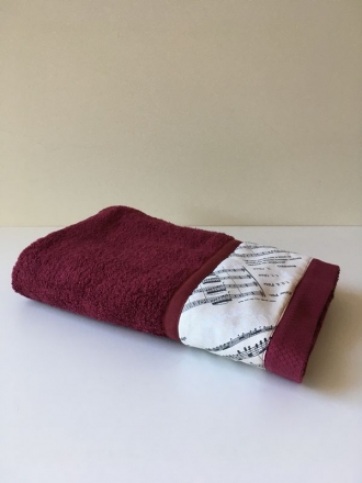 Handtuch Opera bordeaux 70 x 140 cm