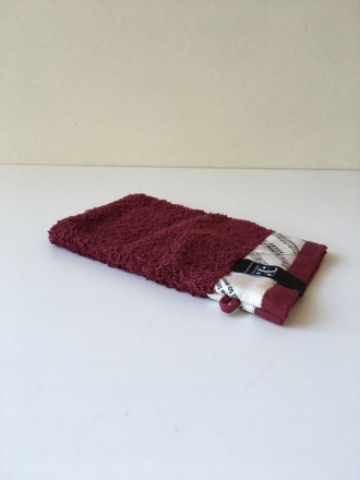 Duschhandschuh Opera bordeaux 16 x 21 cm