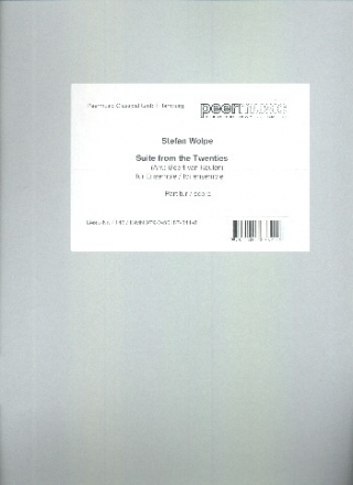 Suite from the Twenties fr gemischtes Ensemble Partitur