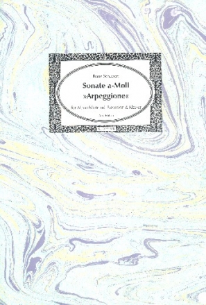 Sonate a-Moll (Arpeggione) fr Altblockflte mit Extension und Klavier