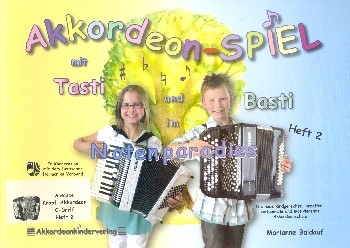 Akkordeonspiel mit Tasti und Basti Band 2 fr Knopf-Akkordeon (C-Griff)