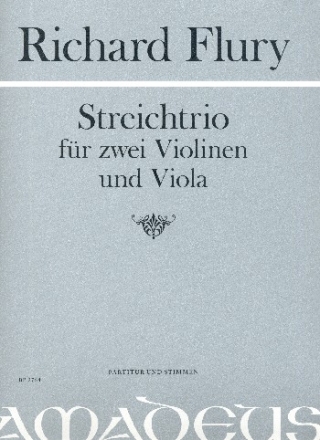 Trio fr 2 Violinen und Viola Partitur und Stimmen