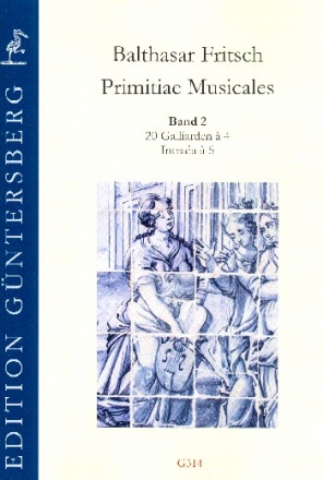 Primitiae musicales Band 2 fr Consort-Ensemble (SATB) Partitur und Stimmen