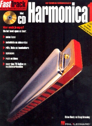 FastTrack -  harmonica vol.1 (+CD) voor diatonische mondharmonica in C (nl)