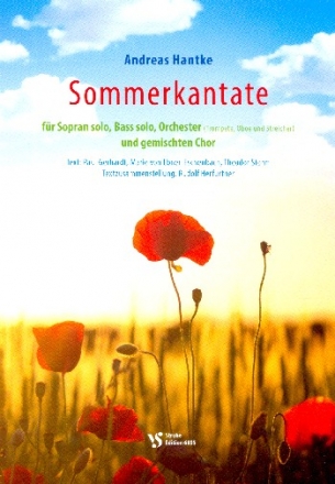 Sommerkantate fr Soli, gem Chor und Orchester Partitur