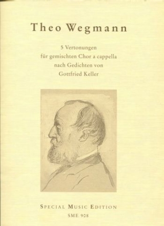 Gottfried Keller-Lieder fr gem Chor a cappella Partitur