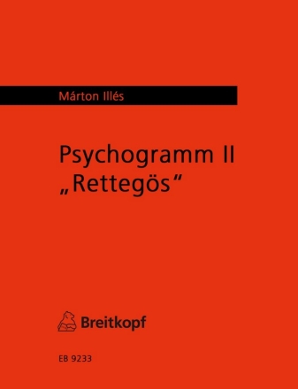 EB9233 Psychogramm II retteg�s (�ngstelnd) f�r Klarinette