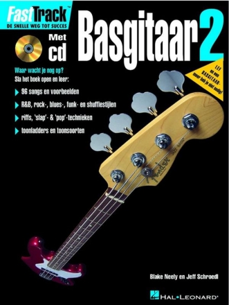 FastTrack - Basgitaar vol.2 (+CD) voor basgitaar (nl)