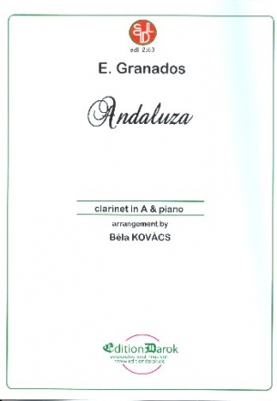 Andaluza fr Klarinette in A und Klavier