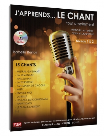 F2M08 J'apprends le chant out simplement (+CD)