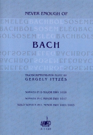 Never enough of Bach for flute and piano