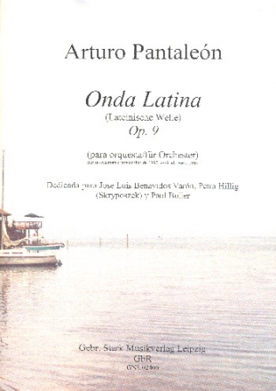 Onda latina op.9 fr Orchester Partitur