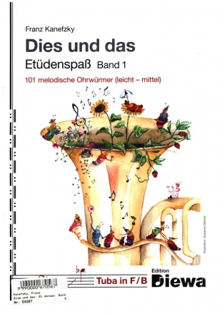 Dies und das - Etdenspa Band 1 fr Tuba in F/B