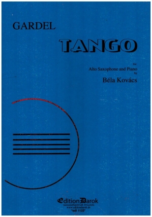 Tango fr Altsaxophon und Klavier