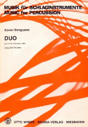 Duo per a 2 percussionistes 2 Spielpartituren