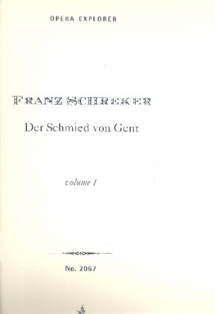 Der Schmied von Gent Partitur (2 Bnde)