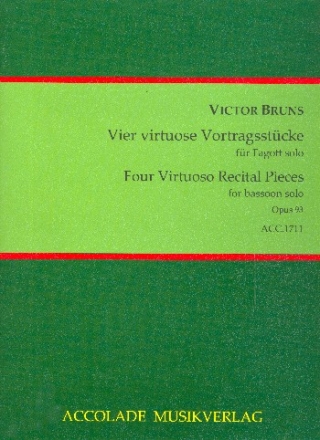 4 virtuose Vortragsstcke op.93 fr Fagott