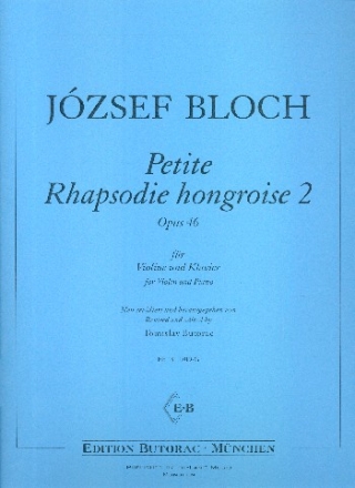 Petite fantaisie hongroise Nr.2 op.46 fr Violine und Klavier