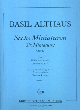 6 Miniaturen op.62 fr Violine und Klavier