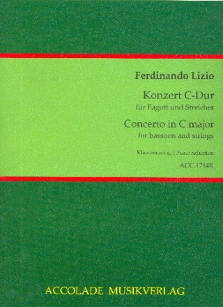 Konzert C-Dur fr Fagott und Streicher fr Fagott und klavier