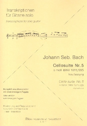Suite a-Moll Nr.5 BWV1011 fr Gitarre