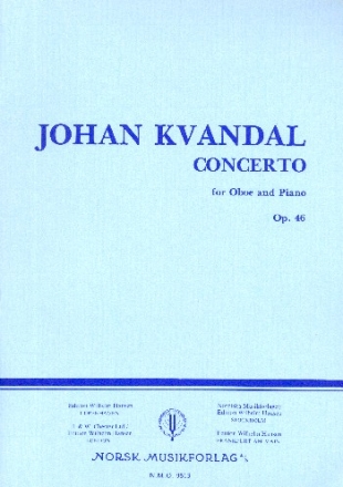 Concerto op.46 for Oboe and String Orchestra for oboe and piano