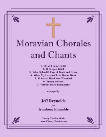 CCM2989 Moravian Chorales and Chants for trombone ensemble score and parts