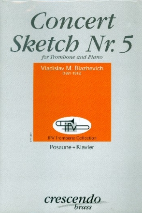 Concert Sketch No.5 for trombone and piano