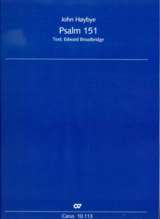 Psalm 151 fr gem Chor und Violine Partitur (en)