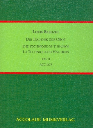 Die Technik der Oboe Band 2 (dt/frz/en) fr oboe