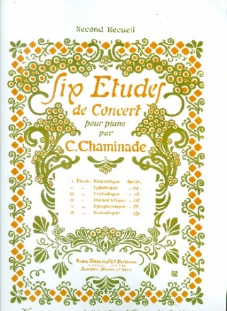 6 tudes de concert vol.2 pour piano