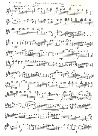 Romantisches Konzertstck fr Zupforchester (weitere Instrumente ad lib) Oboe
