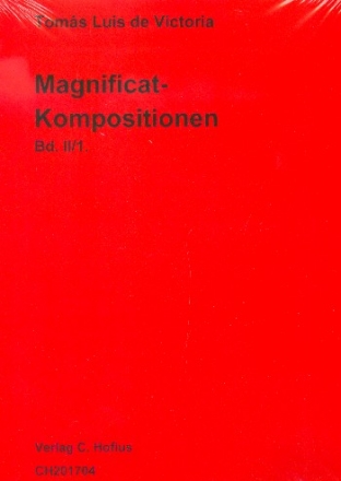 Magnificat-Kompositionen Band 2/1  Partitur