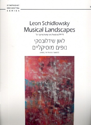 Musical Landscapes for orchestra score