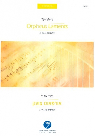 Orpheus laments for mixed chorus a cappella score (heb)