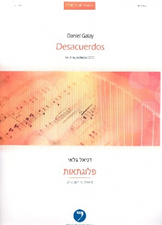 Desacuerdos for string orchestra score