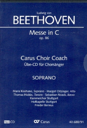 Messe C-Dur op.86 - Chorstimme Sopran  Playalong-CD