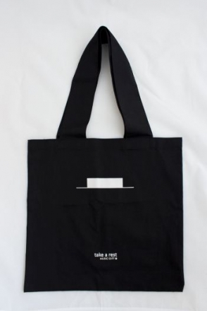 Baumwolltasche Take a Rest 43 x 35 cm