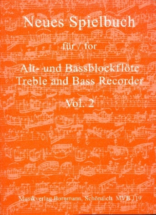 Neues Spielbuch Band 2 fr 2 Blockflten (Ensemble) (AB) Spielpartitur