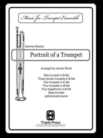 TRP175 Portrait of a Trumpet for 15 trumpets and percussion score and parts