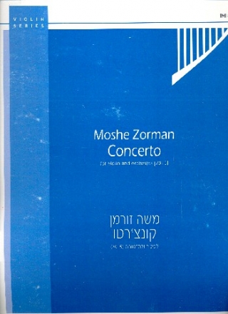Concerto for violin and orchestrsa score
