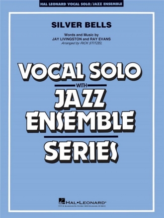 Silver Bells for voice and jazz ensemble score