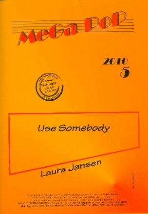 Use Somebody: fr Klavier (Gesang/Gitarre)