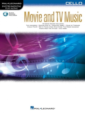 Movie and TV Music (+audio online): for cello