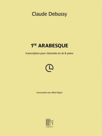 Arabesque no.1 pour clarinette et piano