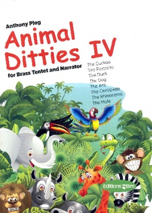 Animal Dittis vol.4 for 10 brass players and narrator score and parts